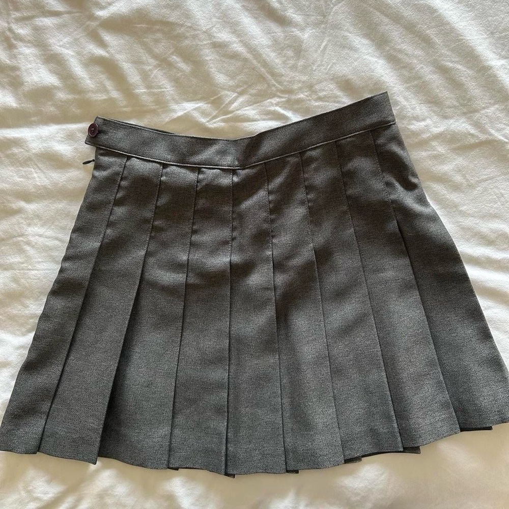 LA Apparel Tennis Skirt - Charcoal Gray
